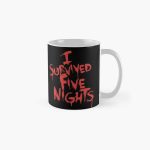 I Survived Five Nights At Freddy's Pizzeria Classic Mug RB0606 product Offical fnaf Merch