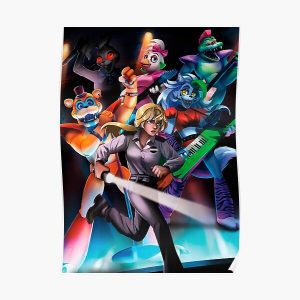 Five Nights at Freddy's: Security Breach Art Poster RB0606 product Offical fnaf Merch
