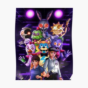 Five Nights at Freddy's -Security Breach Art Poster RB0606 product Offical fnaf Merch