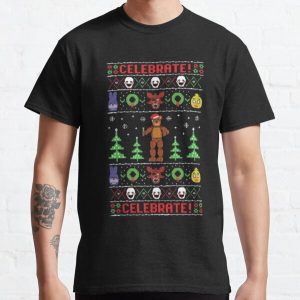 Five Nights At Freddy's Ugly Sweater Classic T-Shirt RB0606 product Offical fnaf Merch