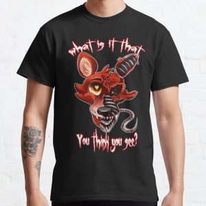 Five Nights At Freddy's 4- Nightmare Foxy Classic T-Shirt RB0606 product Offical fnaf Merch