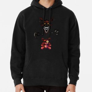 Five Nights at Freddy's - Fnaf 4 - Nightmare Foxy Plush Pullover Hoodie RB0606 product Offical fnaf Merch