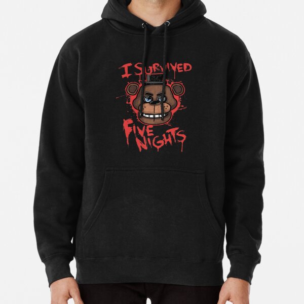 I Survived Five Nights At Freddy's Pizzeria Pullover Hoodie RB0606 product Offical fnaf Merch