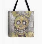 Spring Trap Five Nights at Freddy's Chris Oz Fulton All Over Print Tote Bag RB0606 product Offical fnaf Merch