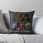 Five nights at Freddy's Throw Pillow RB0606 product Offical fnaf Merch