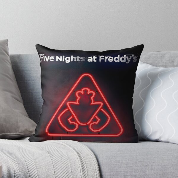 Five Nights at Freddy's: Security Breach Art Logo Throw Pillow RB0606 product Offical fnaf Merch