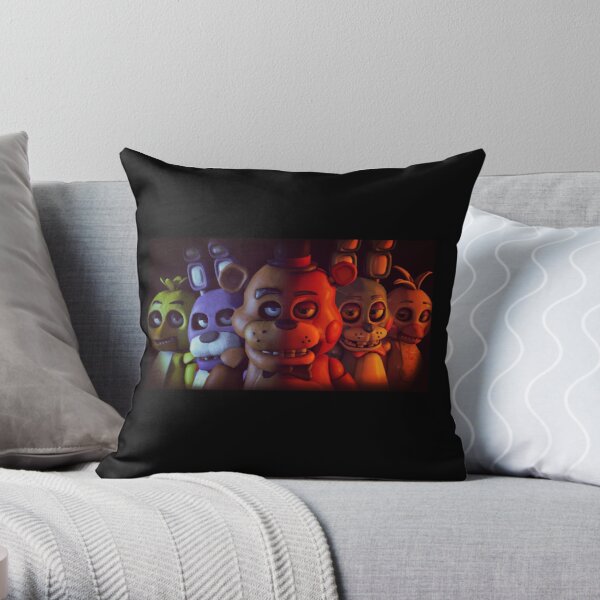 FNAF - FIVE NIGHTS AT FREDDY'S Throw Pillow RB0606 product Offical fnaf Merch