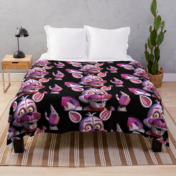 FNAF - FIVE NIGHTS AT FREDDY'S - FUNTIME FOXY  Throw Blanket RB0606 product Offical fnaf Merch