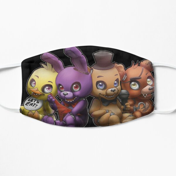 Five nights at freddy's cute Flat Mask RB0606 product Offical fnaf Merch